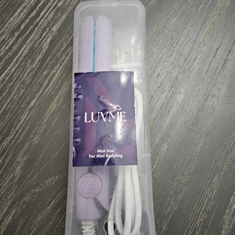LUVME Hair Straightener Mini. Portable, Light, Compact. Use To Straighten/ Curl - Picture 4 of 4
